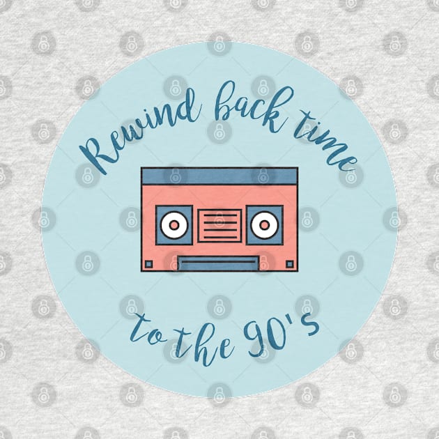 Rewind Back Time To The 90's - Retro Technology by D3Apparels